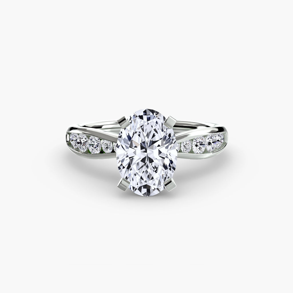 Solitaire with Pavé 3 The Perfect Carat