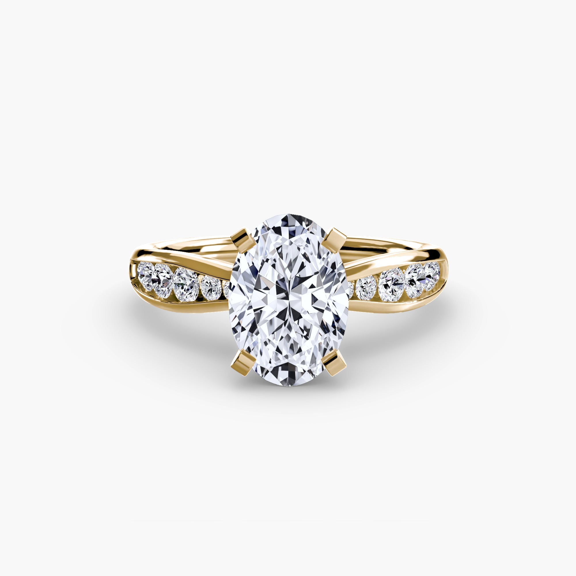 Solitaire with Pavé 3 The Perfect Carat