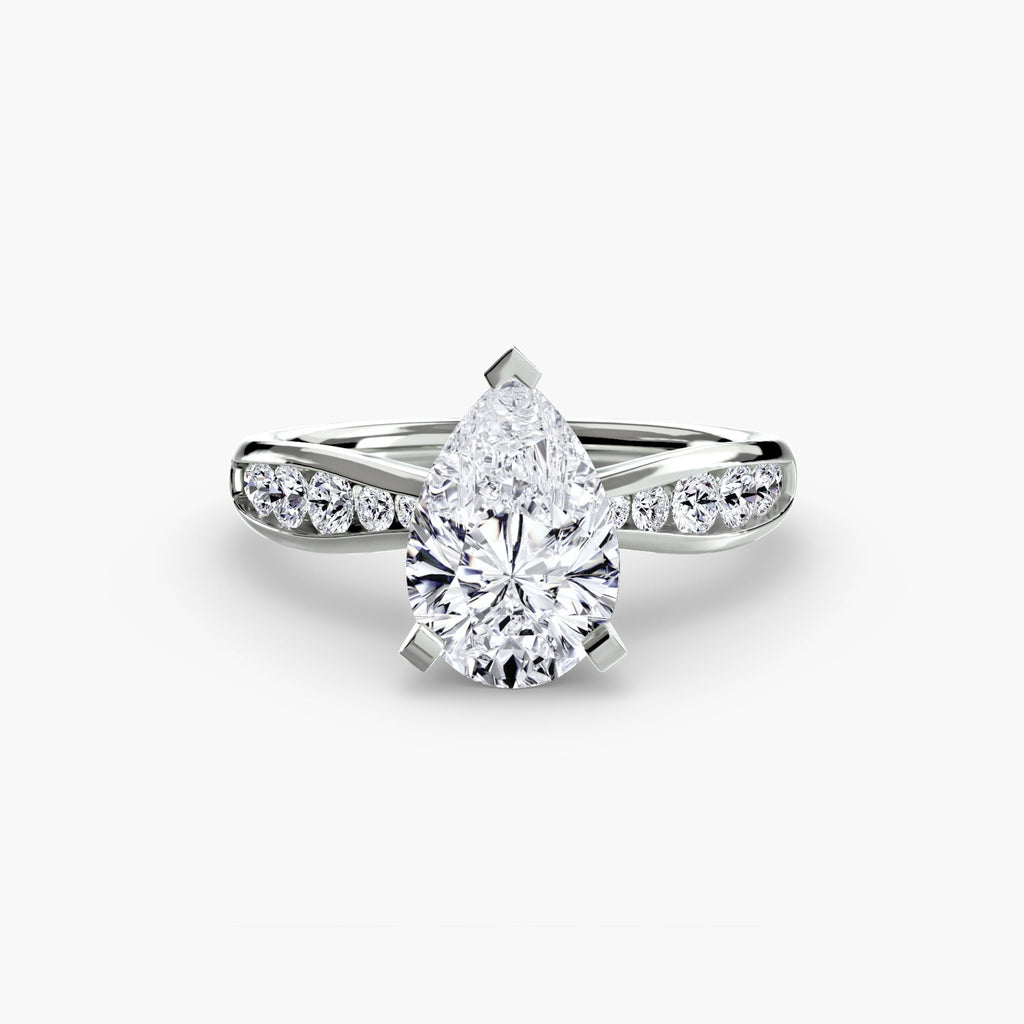 Solitaire with Pavé 3 The Perfect Carat