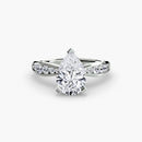 Solitaire with Pavé 3 The Perfect Carat