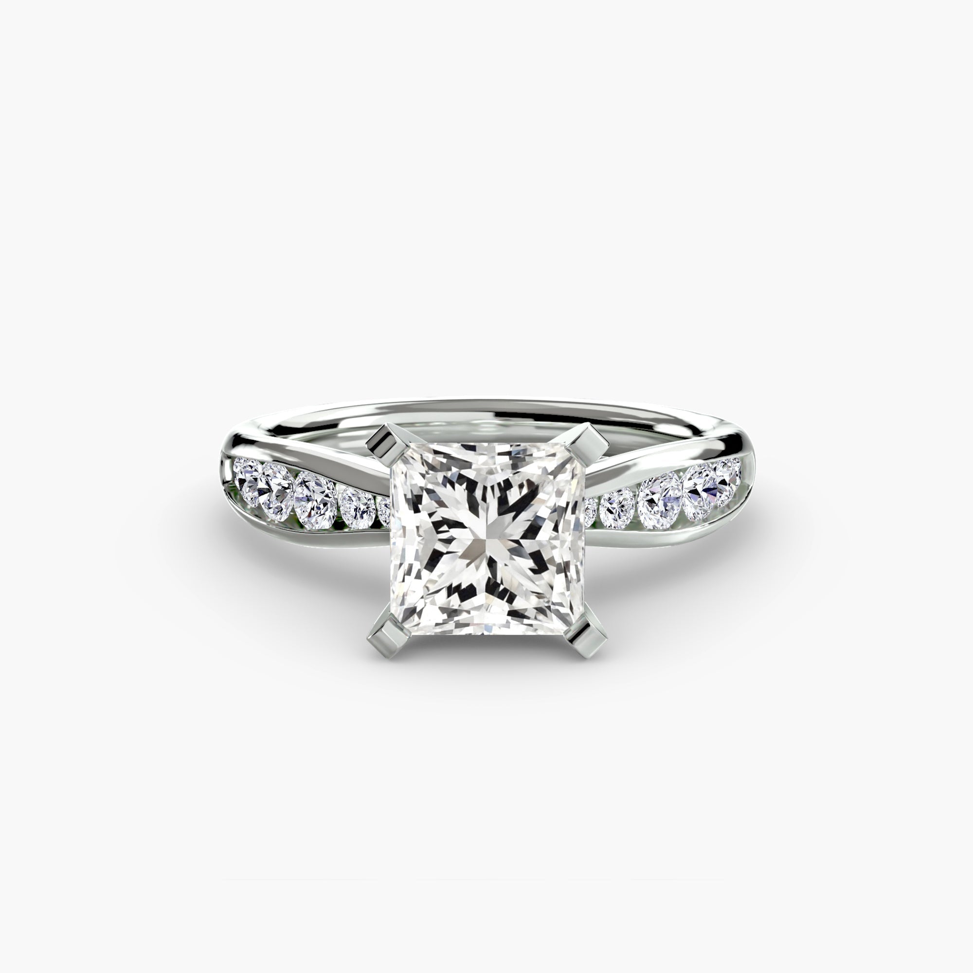 Solitaire with Pavé 3 The Perfect Carat