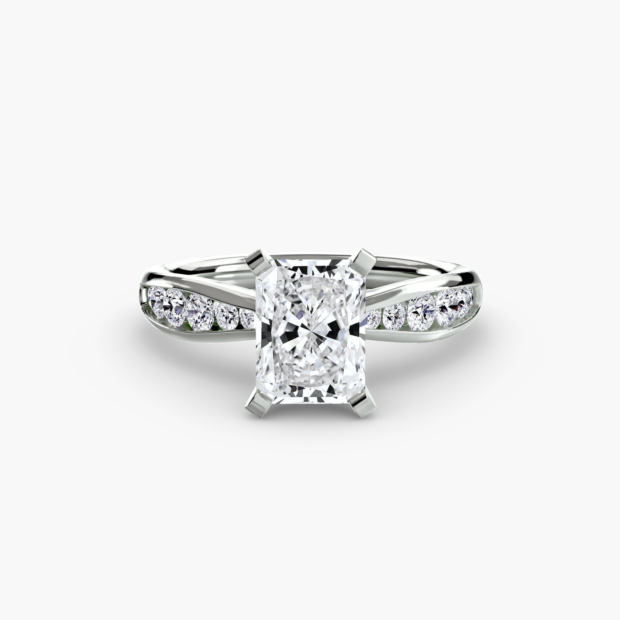 Solitaire with Pavé 3 The Perfect Carat