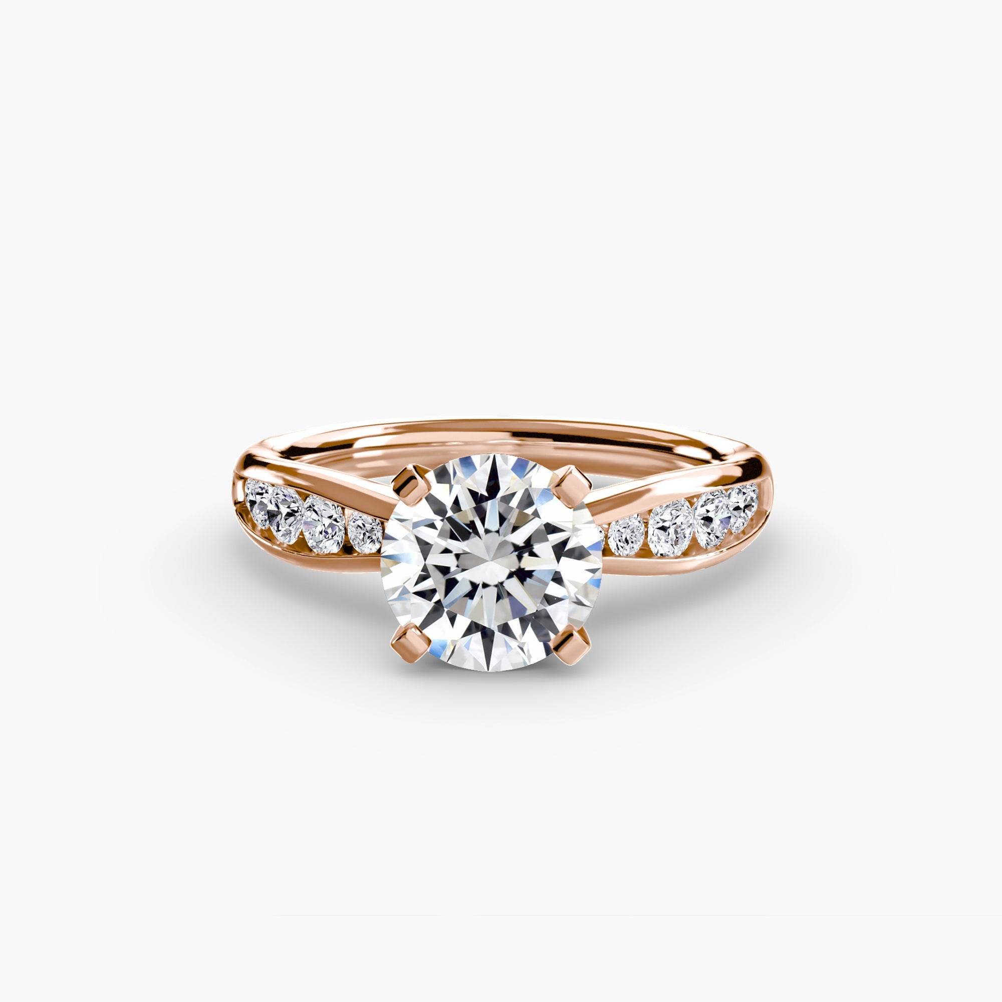 Solitaire with Pavé 3 The Perfect Carat