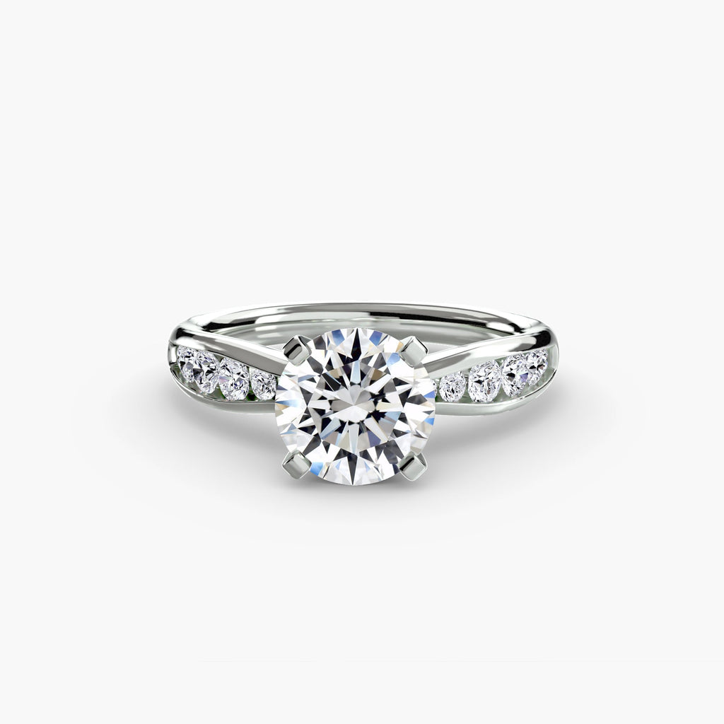 Solitaire with Pavé 3 The Perfect Carat