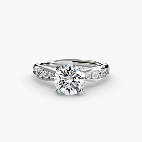 Solitaire with Pavé 3 The Perfect Carat