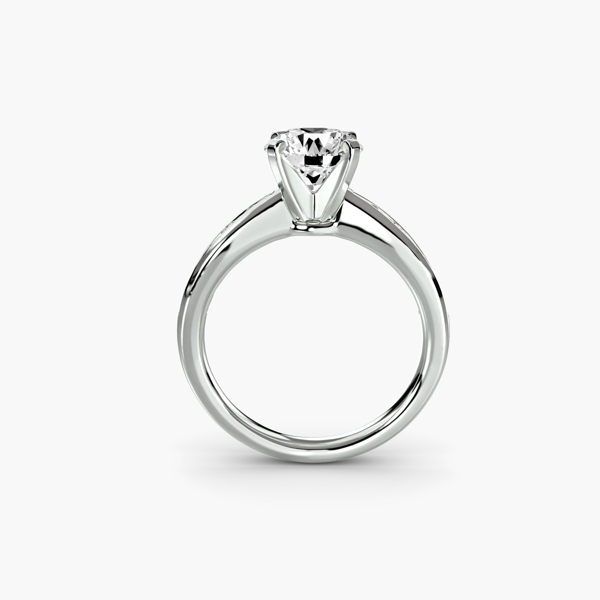 Solitaire with Pavé 3 The Perfect Carat