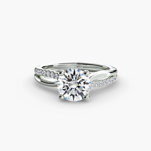 The Split Shank Pavé Solitaire The Perfect Carat