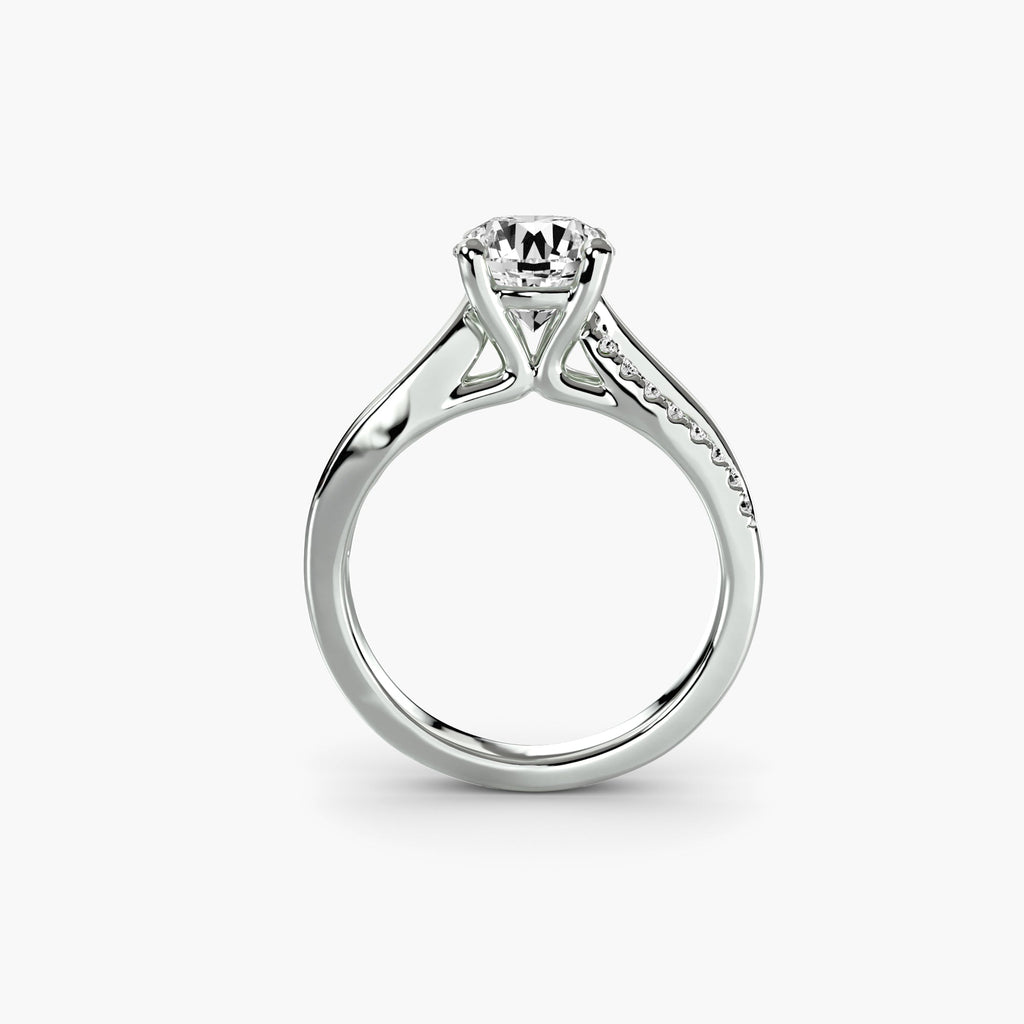 The Split Shank Pavé Solitaire The Perfect Carat