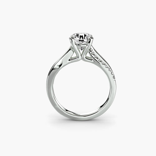 The Split Shank Pavé Solitaire The Perfect Carat