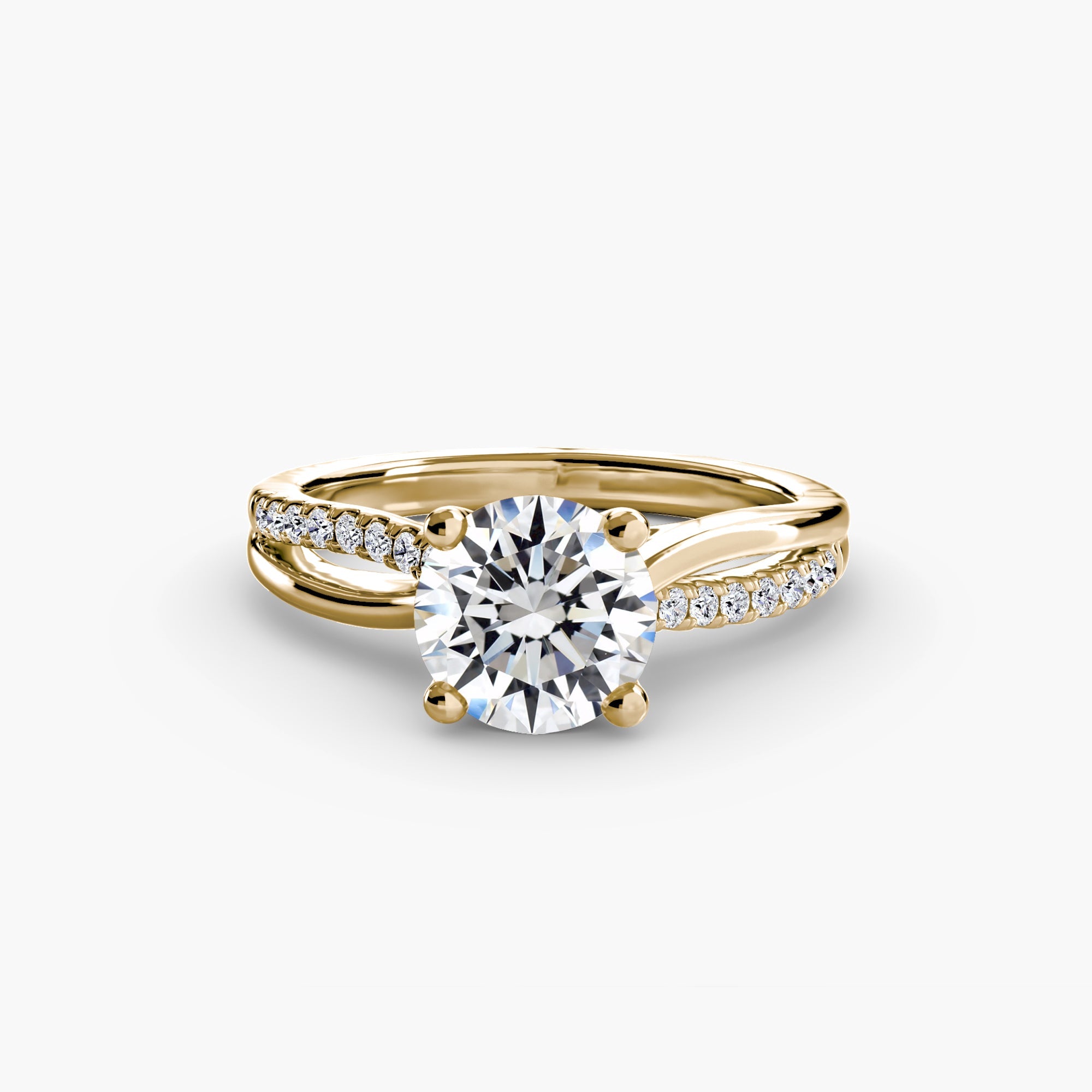 The Split Shank Pavé Solitaire The Perfect Carat