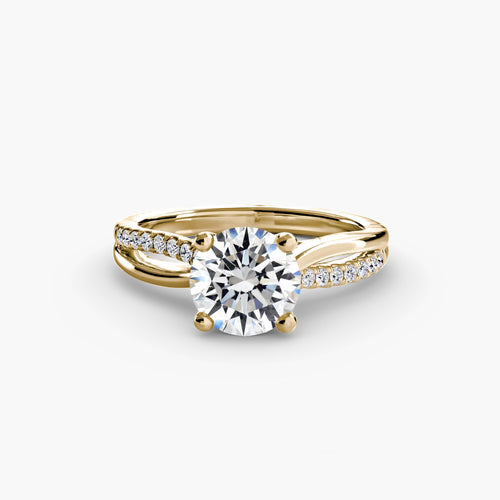 The Split Shank Pavé Solitaire The Perfect Carat