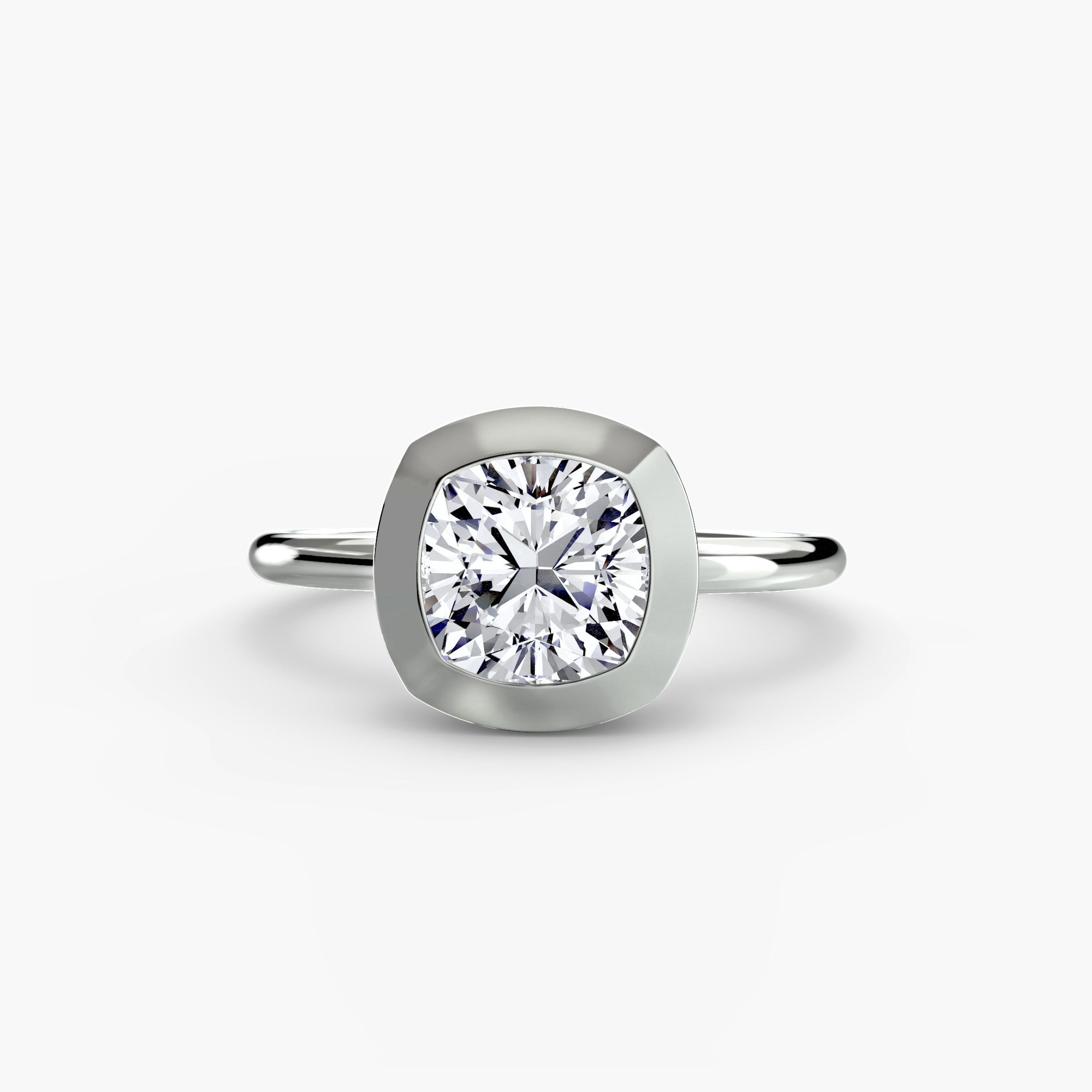 The Bezel Set Solitaire The Perfect Carat