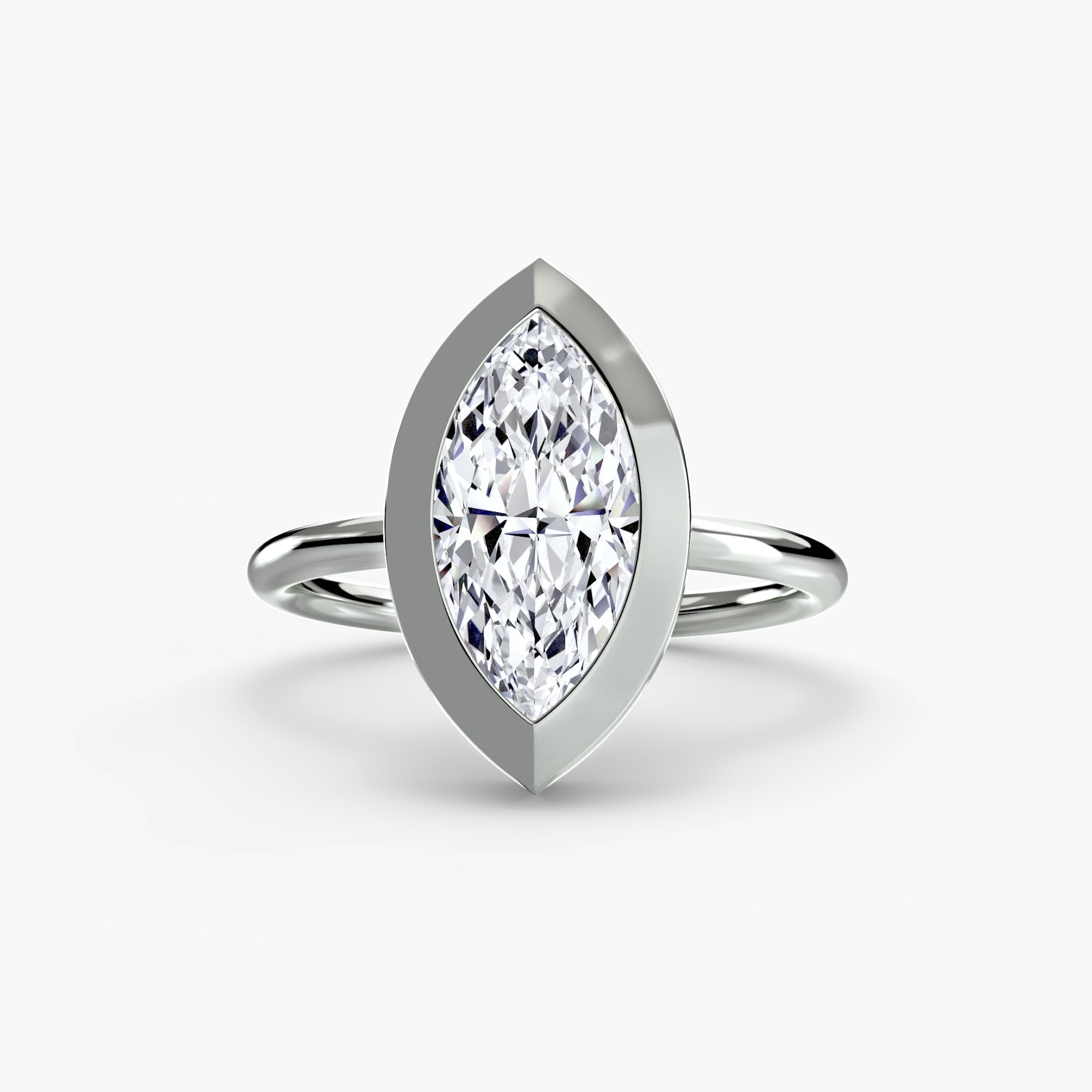The Bezel Set Solitaire The Perfect Carat