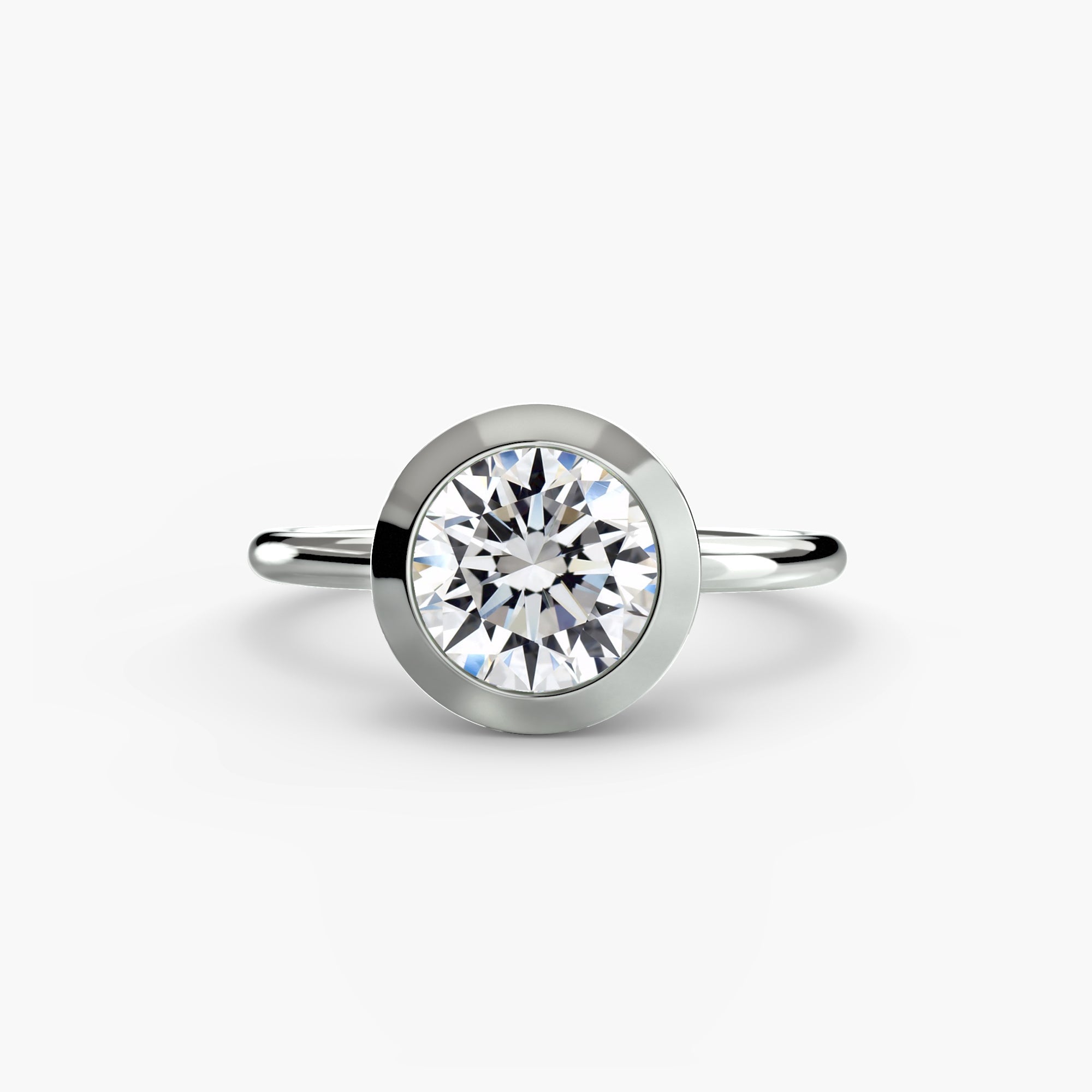 The Bezel Set Solitaire The Perfect Carat