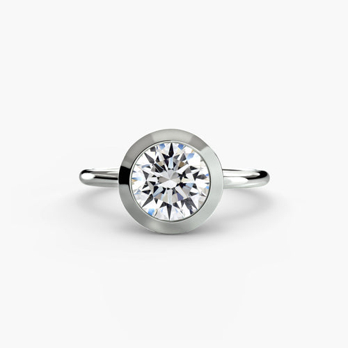 The Bezel Set Solitaire The Perfect Carat