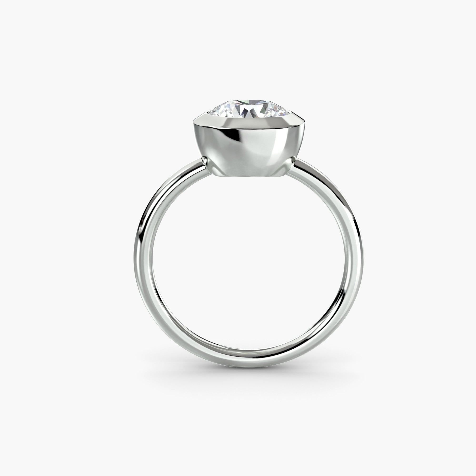 The Bezel Set Solitaire The Perfect Carat