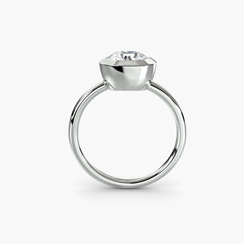 The Bezel Set Solitaire The Perfect Carat