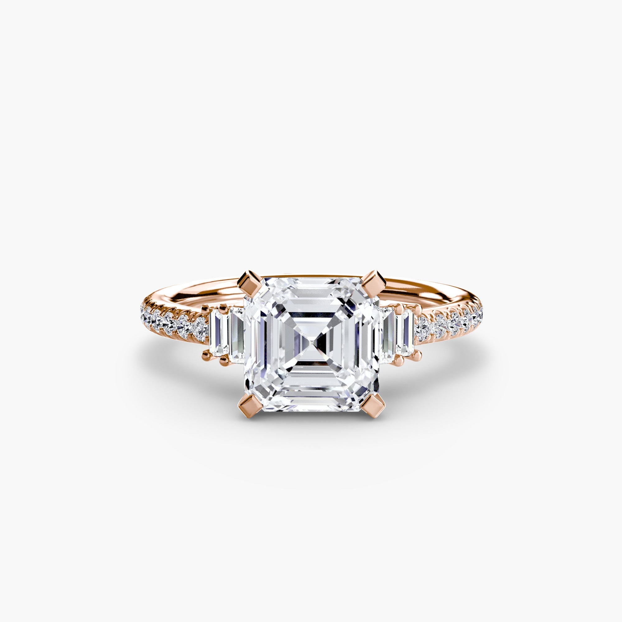Solitaire with Pavé 4 The Perfect Carat