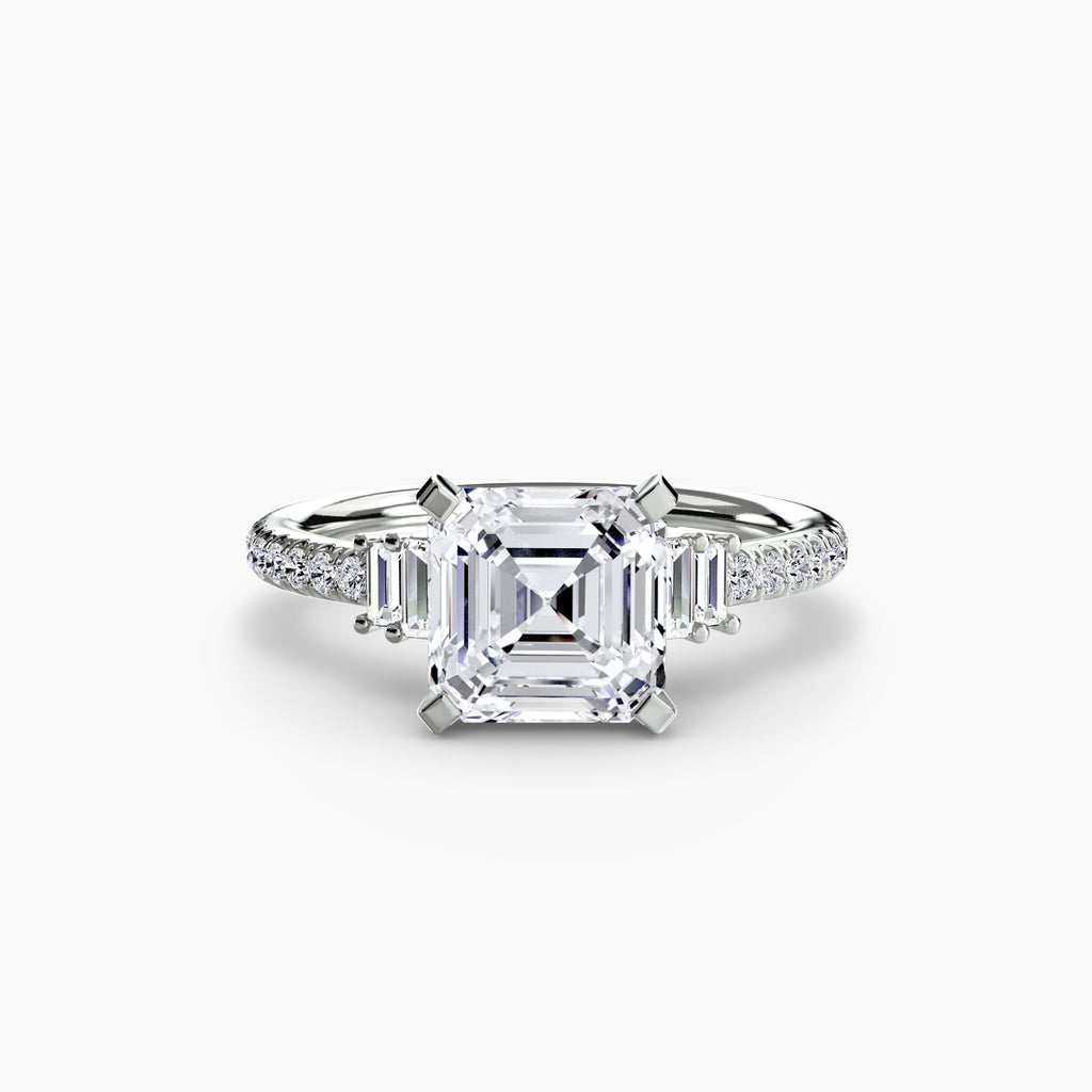 Solitaire with Pavé 4 The Perfect Carat