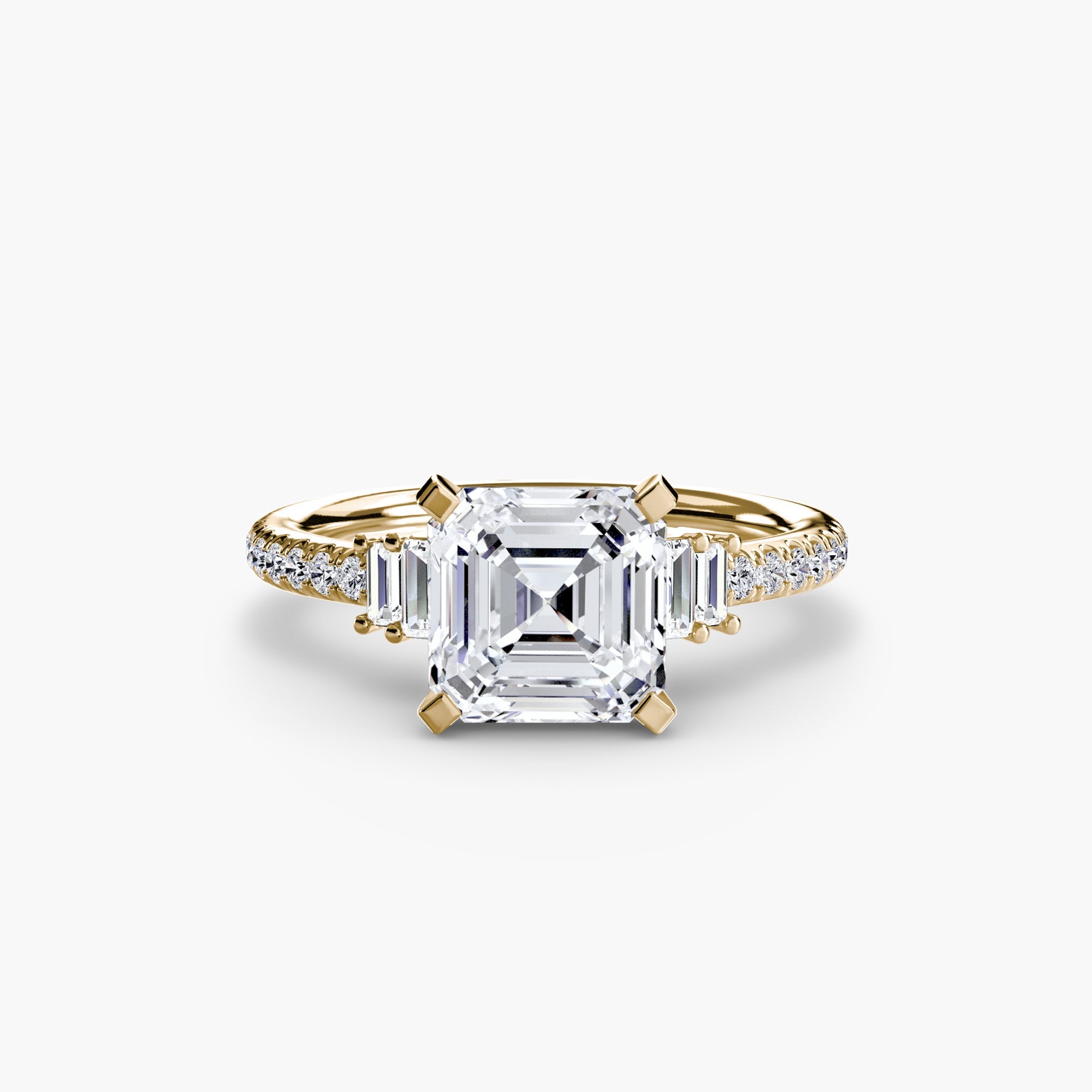 Solitaire with Pavé 4 The Perfect Carat