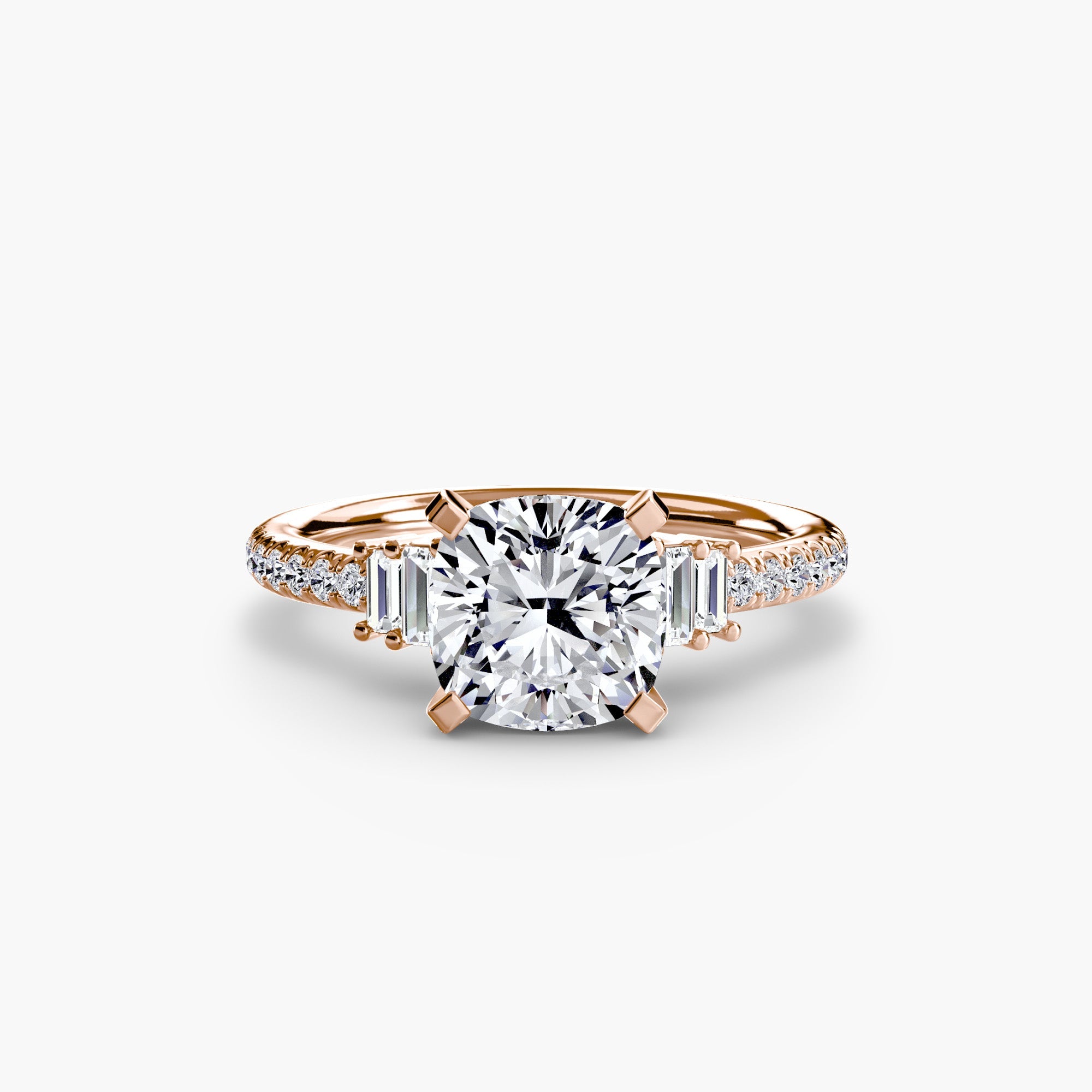 Solitaire with Pavé 4 The Perfect Carat
