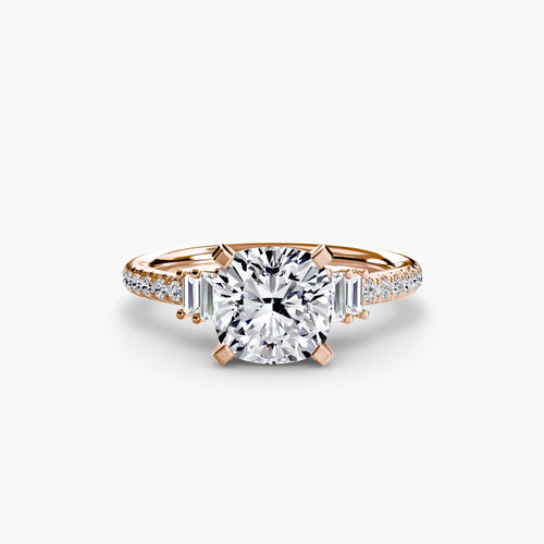 Solitaire with Pavé 4 The Perfect Carat