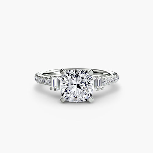 Solitaire with Pavé 4 The Perfect Carat