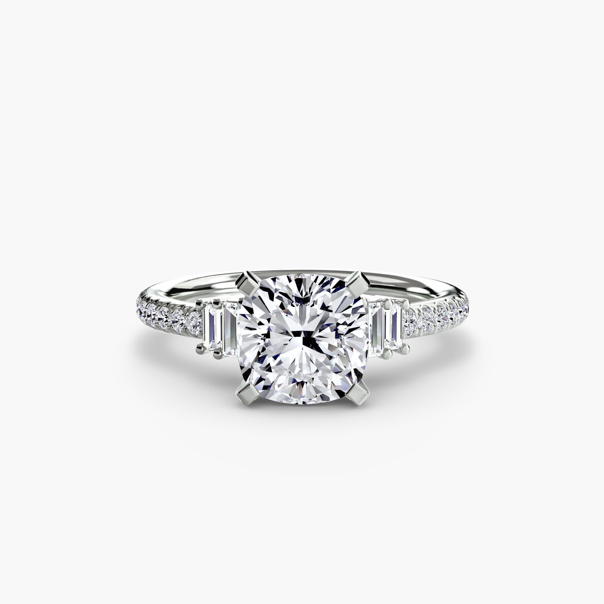 Solitaire with Pavé 4 The Perfect Carat