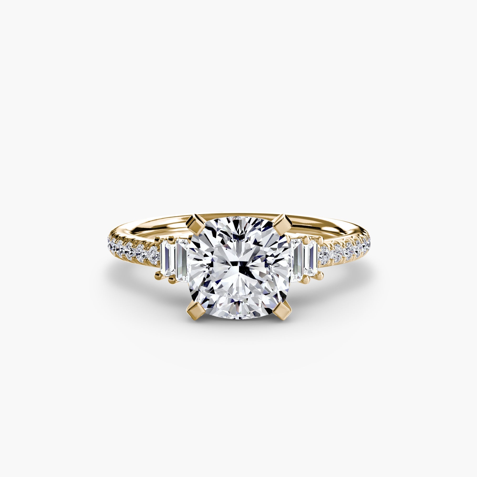 Solitaire with Pavé 4 The Perfect Carat