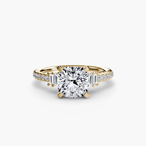 Solitaire with Pavé 4 The Perfect Carat