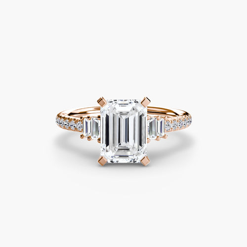 Solitaire with Pavé 4 The Perfect Carat