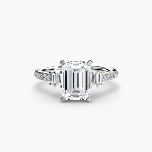 Solitaire with Pavé 4 The Perfect Carat