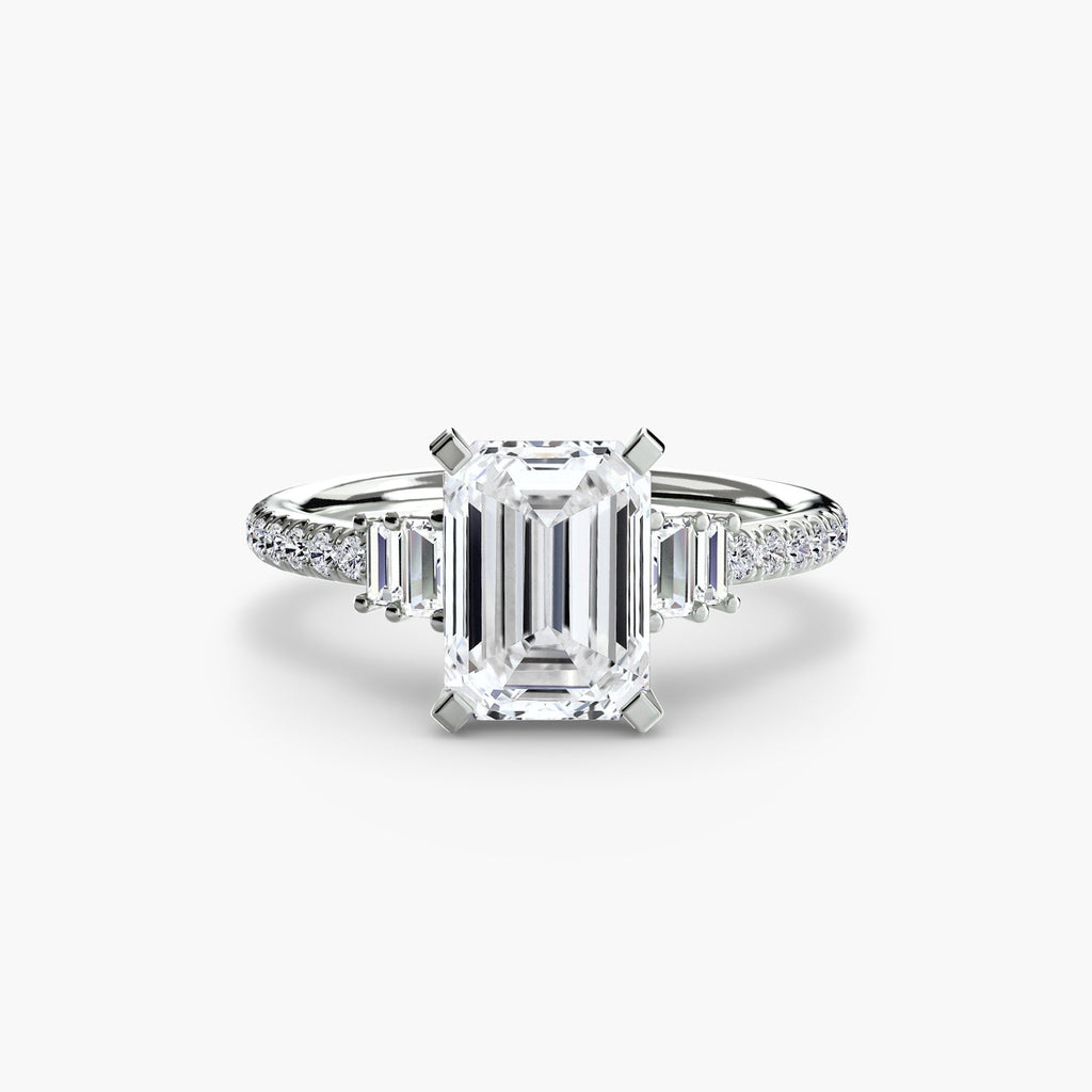 Solitaire with Pavé 4 The Perfect Carat