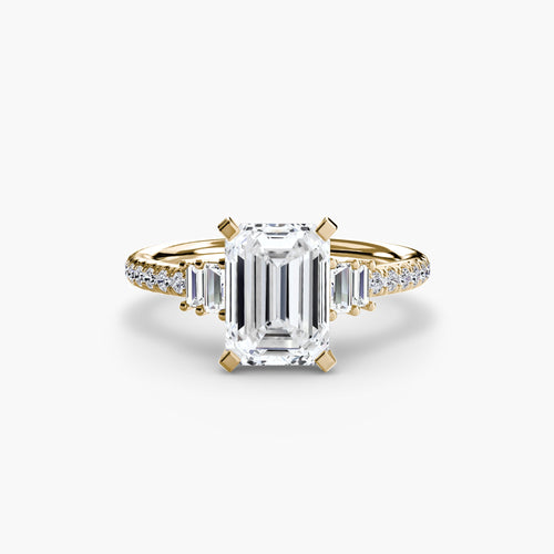 Solitaire with Pavé 4 The Perfect Carat