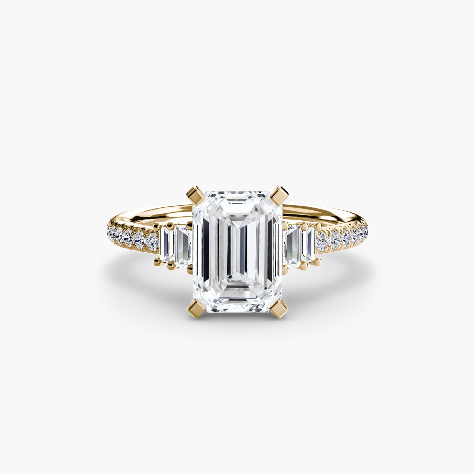 Solitaire with Pavé 4 The Perfect Carat