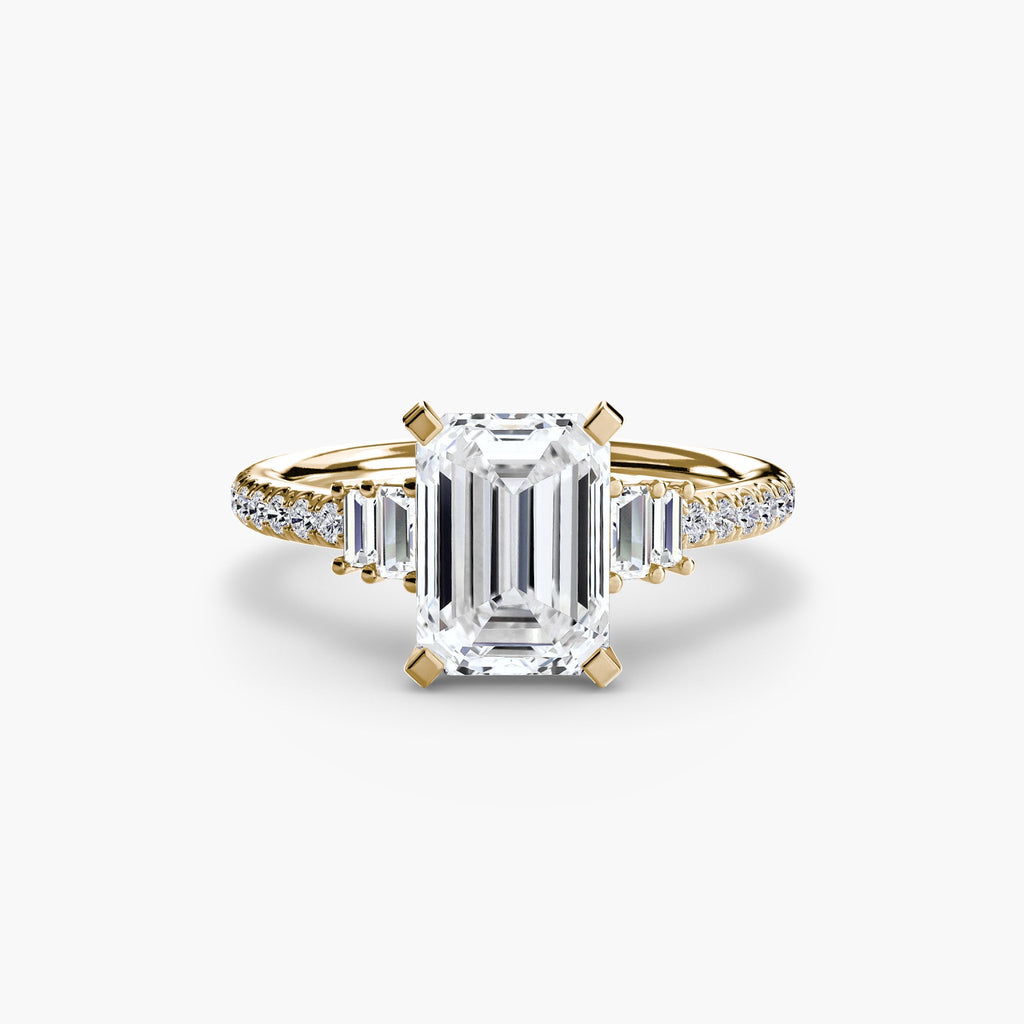 Solitaire with Pavé 4 The Perfect Carat