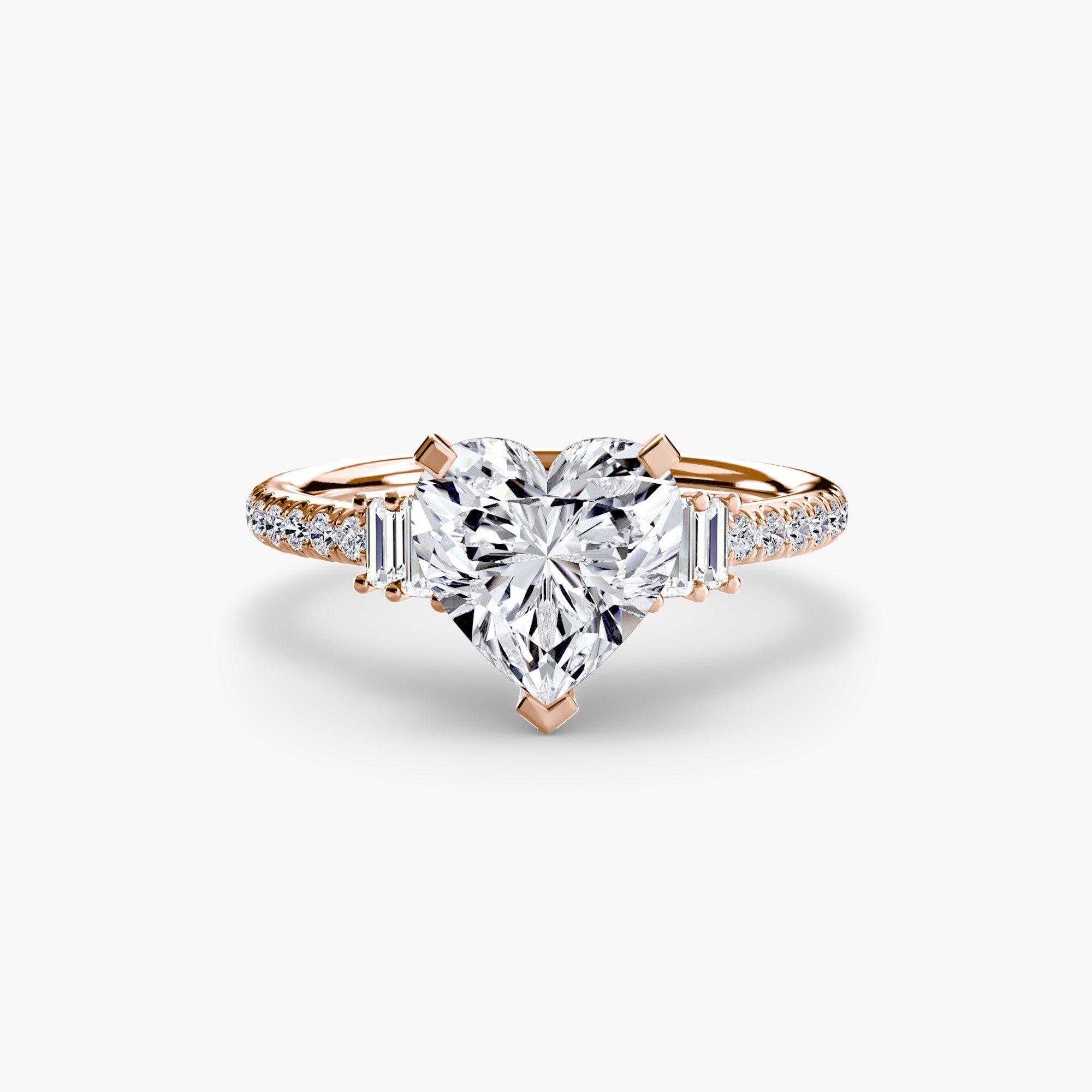 Solitaire with Pavé 4 The Perfect Carat