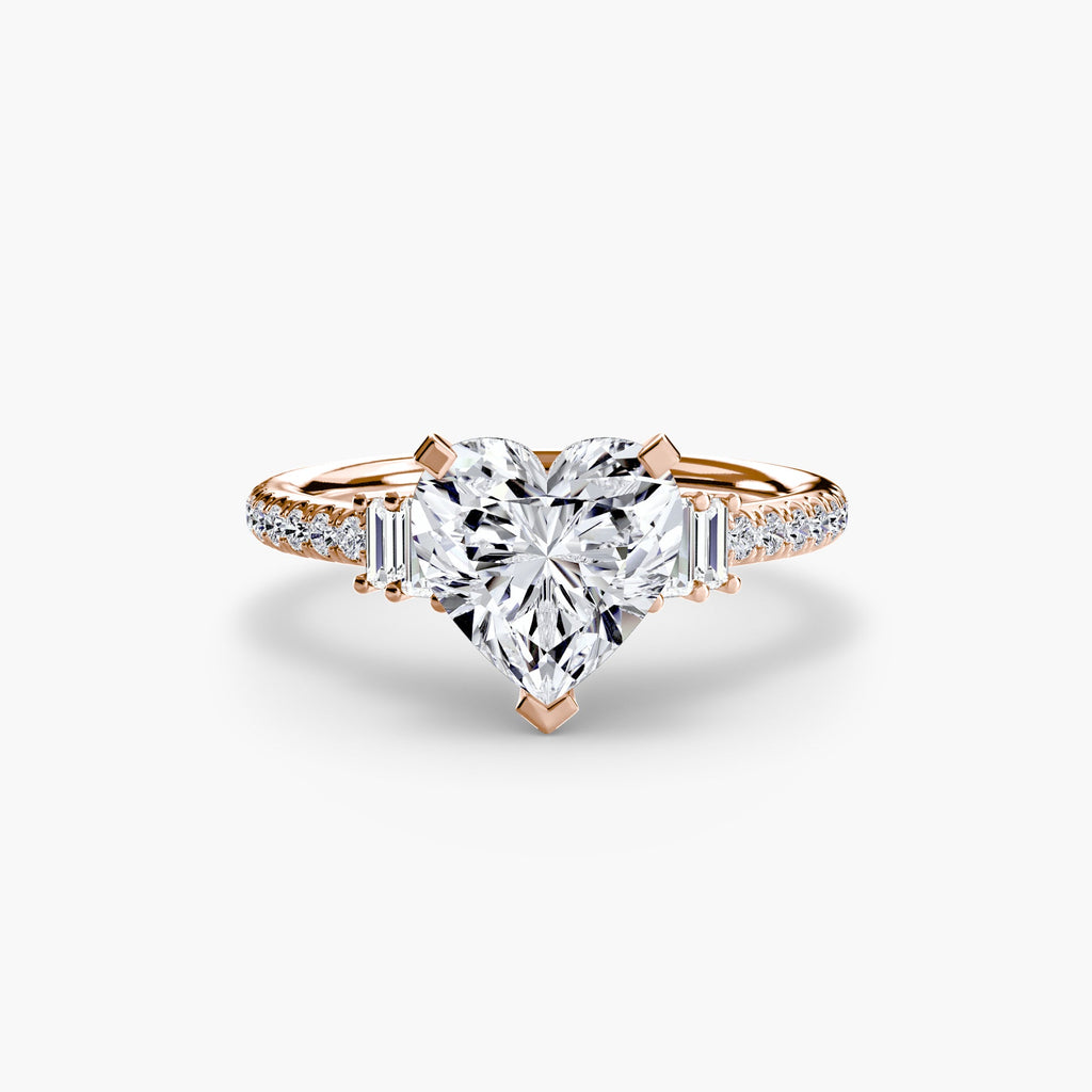 Solitaire with Pavé 4 The Perfect Carat