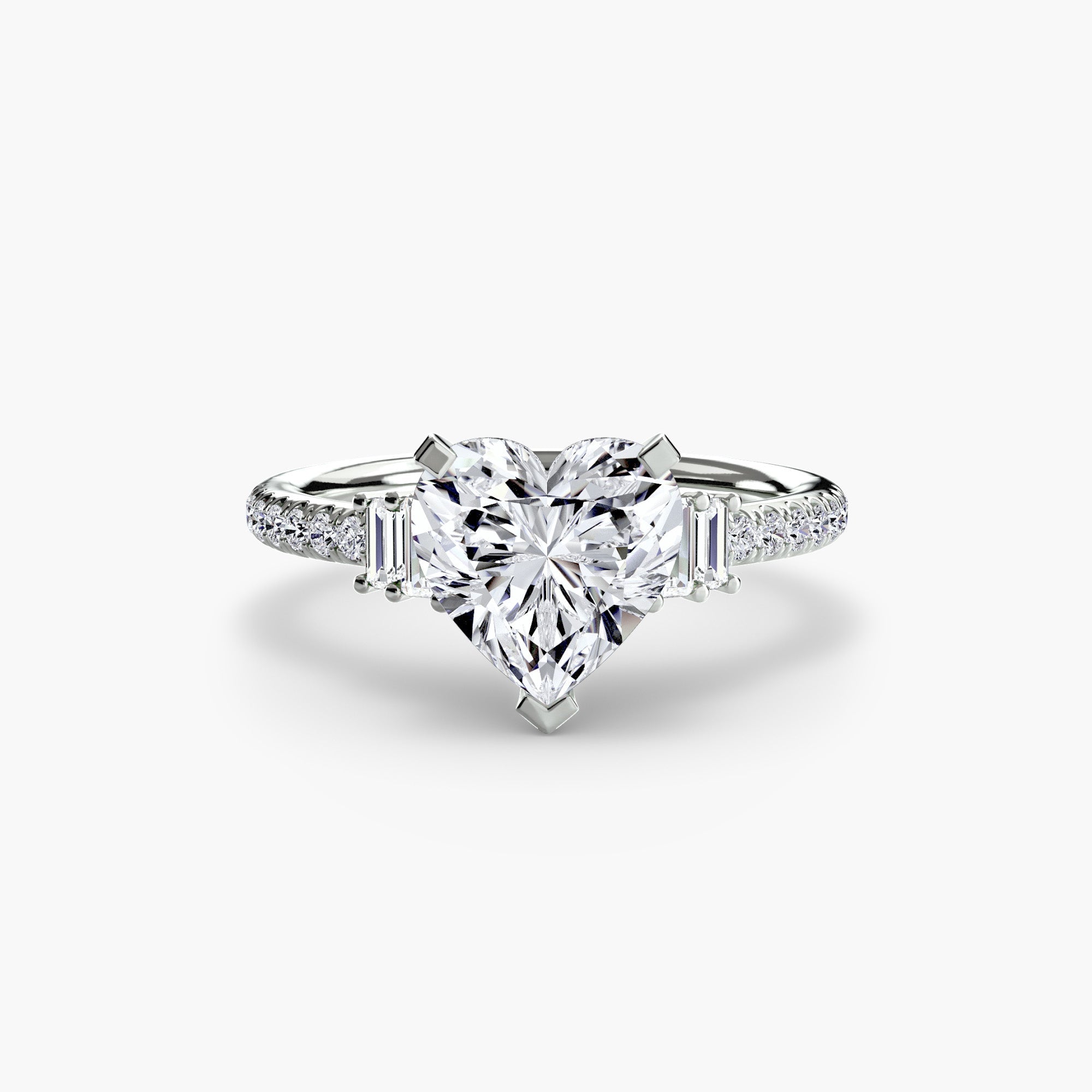 Solitaire with Pavé 4 The Perfect Carat