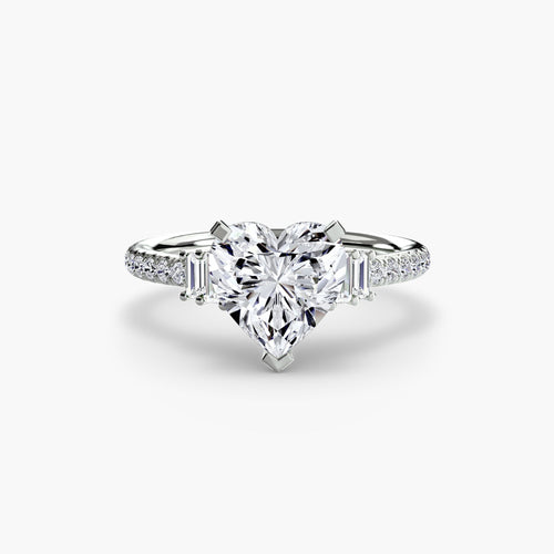 Solitaire with Pavé 4 The Perfect Carat