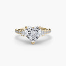 Solitaire with Pavé 4 The Perfect Carat