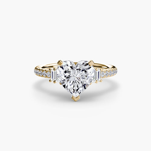 Solitaire with Pavé 4 The Perfect Carat