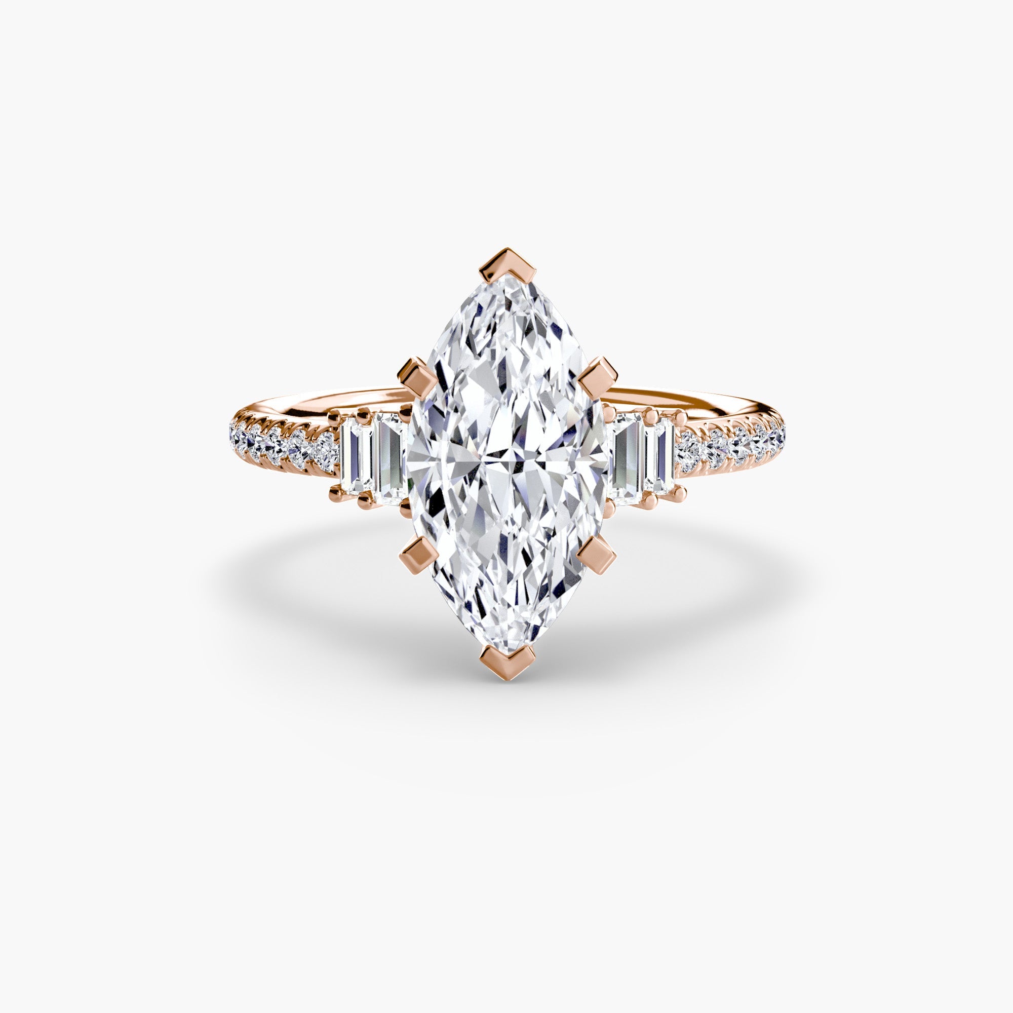 Solitaire with Pavé 4 The Perfect Carat