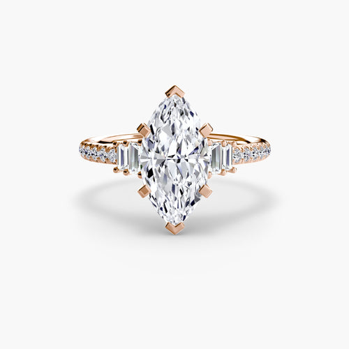 Solitaire with Pavé 4 The Perfect Carat