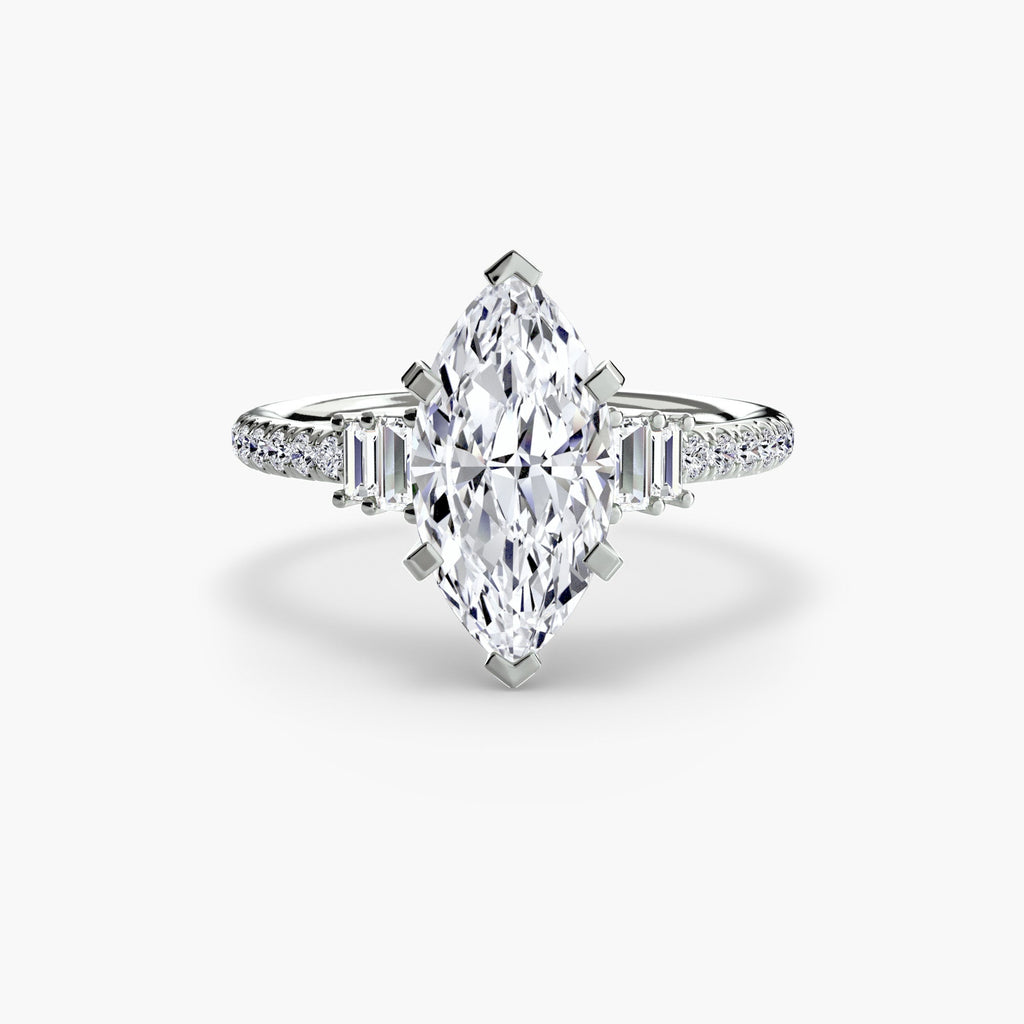 Solitaire with Pavé 4 The Perfect Carat