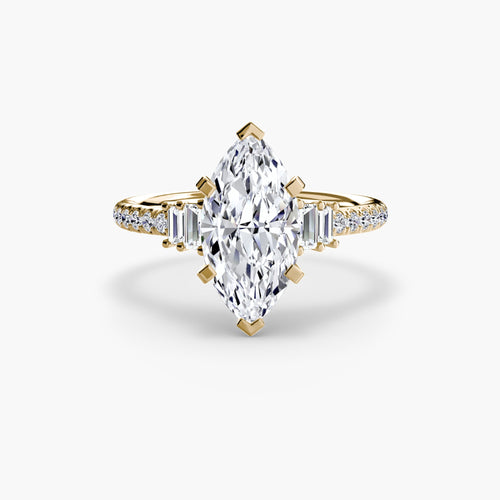 Solitaire with Pavé 4 The Perfect Carat