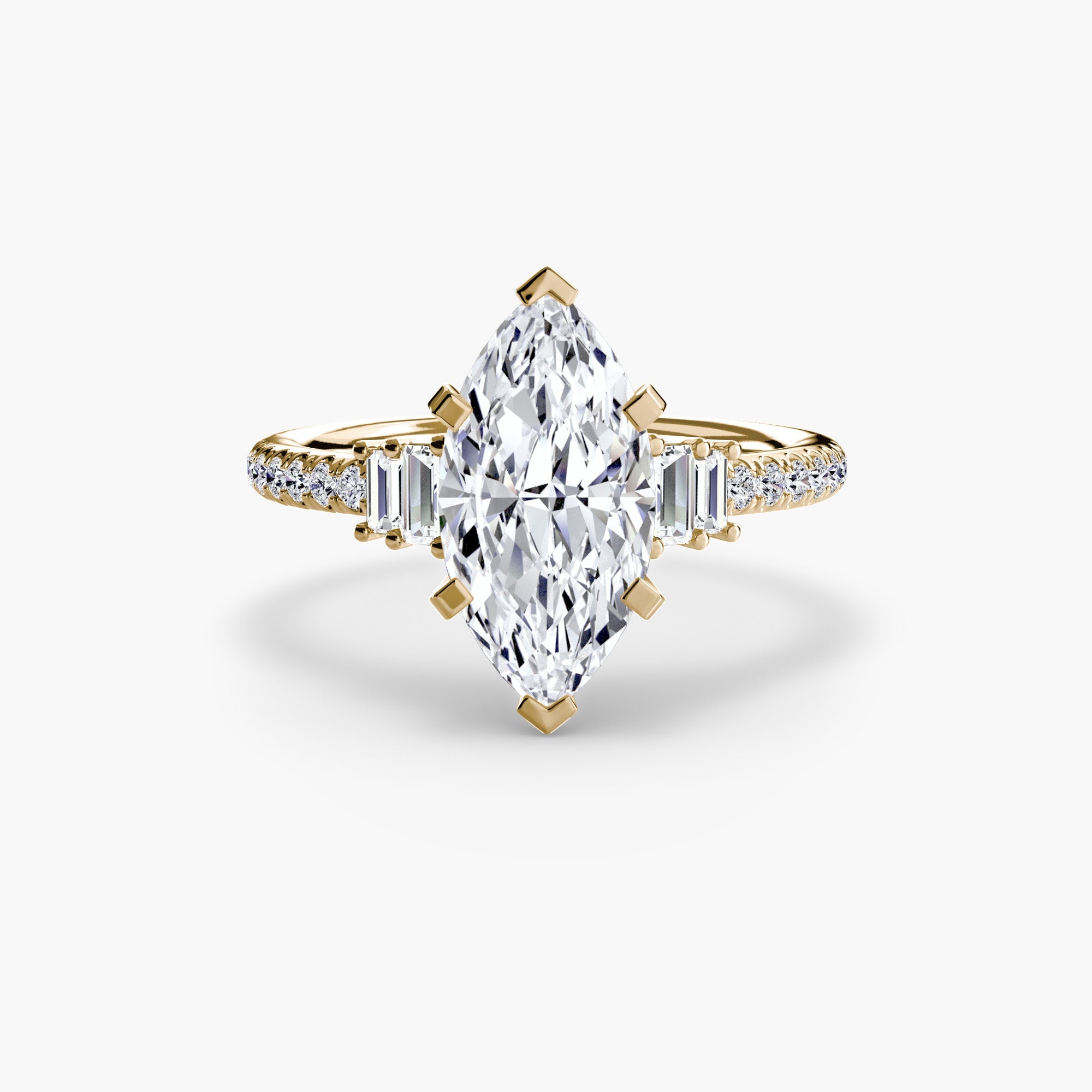Solitaire with Pavé 4 The Perfect Carat
