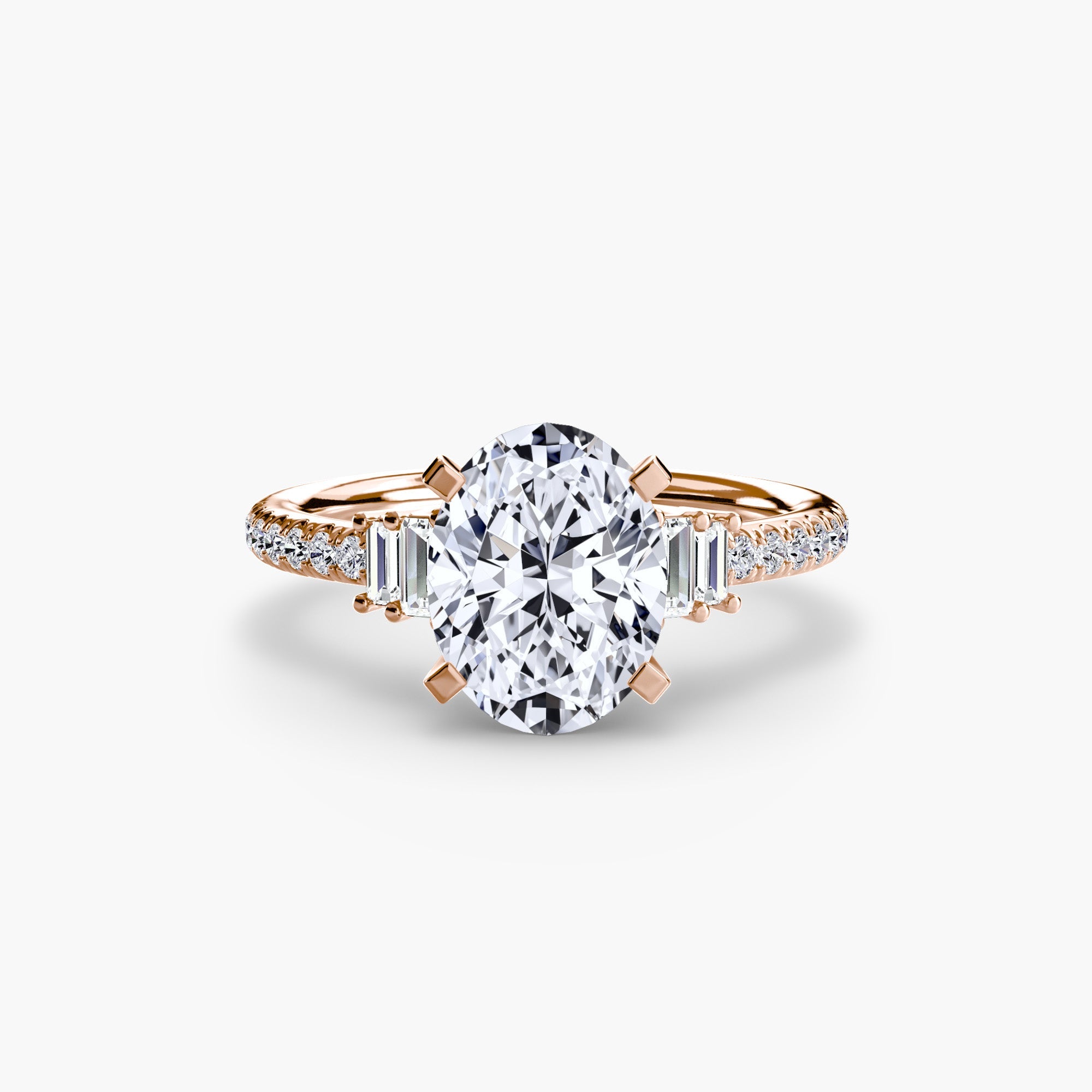 Solitaire with Pavé 4 The Perfect Carat