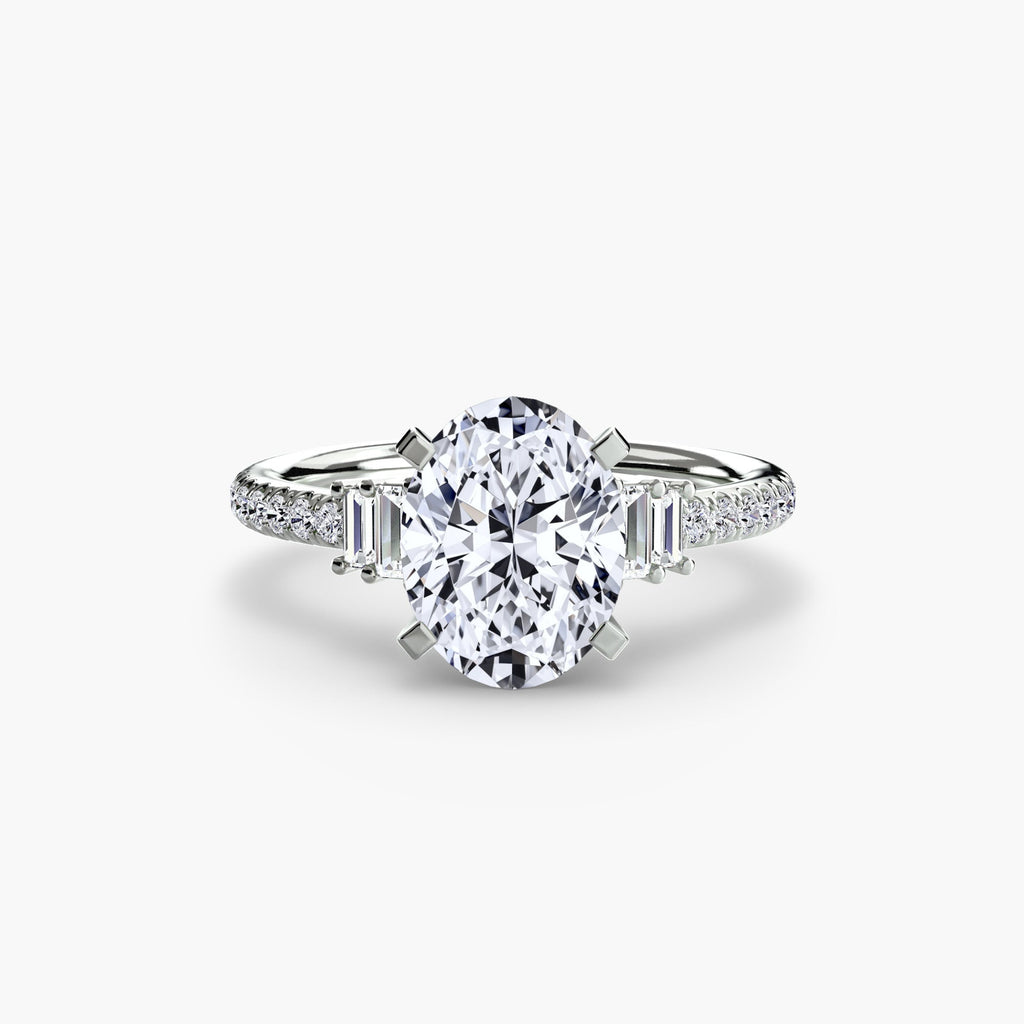 Solitaire with Pavé 4 The Perfect Carat