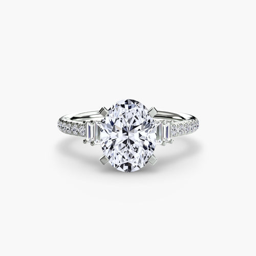 Solitaire with Pavé 4 The Perfect Carat
